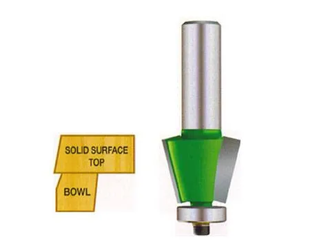 Bevel Bowl Bits With Bearing